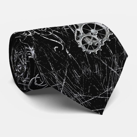 Steampunk, geweldig hart stropdas (Opgerold)