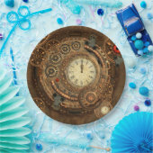 Steampunk, geweldig klokwerk papieren bordje (Feest)