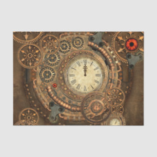 Steampunk, geweldig klokwerk tissuepapier