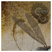 Steampunk, geweldige libellen met tandwielen stof (Close Up)
