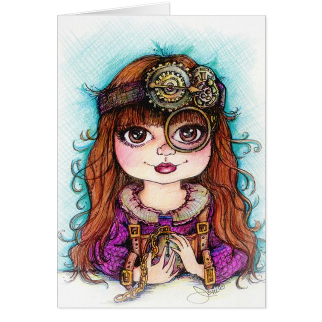 Steampunk Girl (Voorkant)