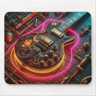 Steampunk Gitaar Muismat