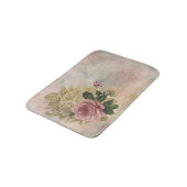 Steampunk Glam | Roze en Goud Roos Rustieke Bloeme Badmat (Gekanteld)