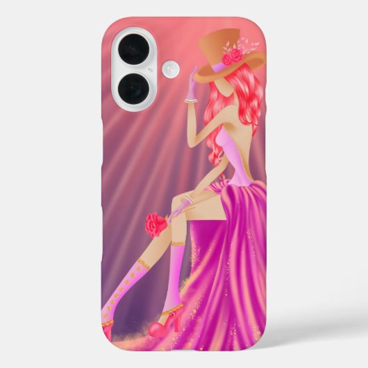 Steampunk Glamor iPhone 16 Coque - Stardust & Gold (Verso)