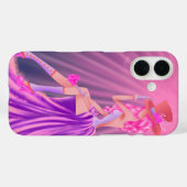 Steampunk Glamour iPhone 16 Hoesje – Stardust & Go (Achterkant (horizontaal))