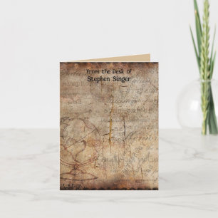 Steampunk Globe Travel Journal Papier