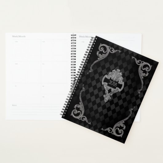 Steampunk Goth Monogrammé (Devant avec enveloppe)