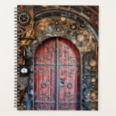 Steampunk Gothic-deur Planner (Voorkant)