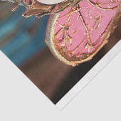 Steampunk Gothic Gargoyle Roze Vlindervleugels Tissuepapier (Detail)