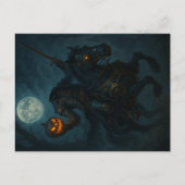 Steampunk Gothic Horror Headless Horseman Briefkaart (Voorkant)