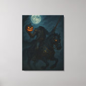 Steampunk Gothic Horror Headless Horseman Canvas Afdruk (Voorkant)