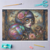 Steampunk Gothic Scarab Beetle Decoupage Tissuepapier (Craft)