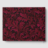 Steampunk Gothic thema bruiloft gepersonaliseerd Gastenboek (Achterkant)