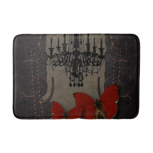 steampunk gothic vlinderparis kroonluchter badmat