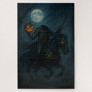 Steampunk gotische horror hoofdloze ruiter legpuzzel