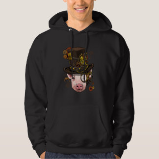 Steampunk gotische varkensgezicht mechanisch boerd hoodie