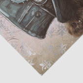 Steampunk Grizzly Beer Tissuepapier (Detail)