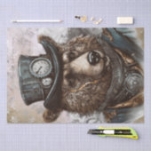 Steampunk Grizzly Beer Tissuepapier (Craft)