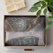 Steampunk Grizzly Beer Tissuepapier (Geschenk)