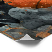 Steampunk Halloween Art Poster (Coin)