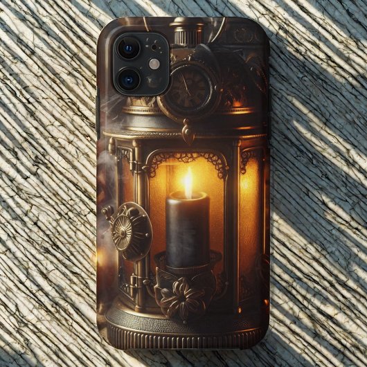 Steampunk Halloween Black Lantern Case-Mate iPhone Case