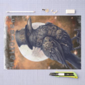 Steampunk Halloween Crow Raven Tissue Paper Tissuepapier (Craft)