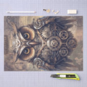 Steampunk Halloween Owl Tissuepapier (Craft)