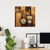 Steampunk Halloween Poster (Thuiskantoor)