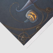 Steampunk Halloween Pumpkin Queen Castle Tissuepapier (Detail)