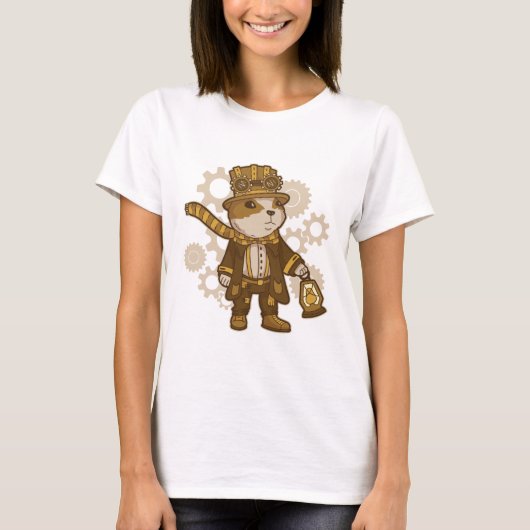 Steampunk Hampster T-Shirt (Voorkant)