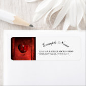 Steampunk hart etiket (Insitu)