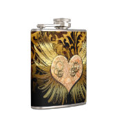 Steampunk hart heupfles (Rechts)