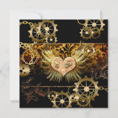 Steampunk hart kaart (Voorkant)