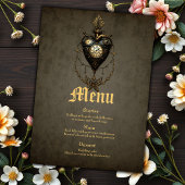 Steampunk hart, menu