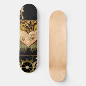 Steampunk hart skateboard (Voorkant)
