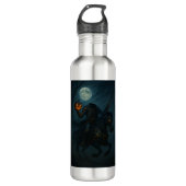 Steampunk Headless Horseman Waterfles (Voorkant)