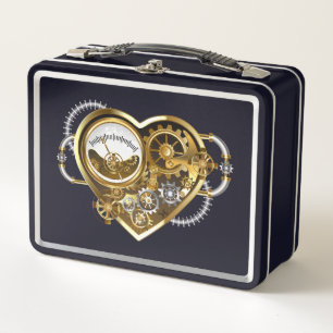 Steampunk Heart met een manometer