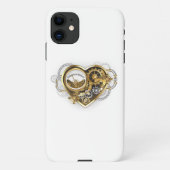Steampunk Heart met een manometer iPhone Hoesje (Achterkant)