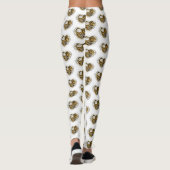 Steampunk Heart met een manometer Leggings (Achterkant)