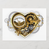 Steampunk Heart met een manometer Programma (Voorkant)