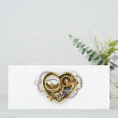Steampunk Heart met een manometer Programma (Staand voorkant)