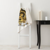 Steampunk Heart met een manometer Sherpa Deken (In situ)