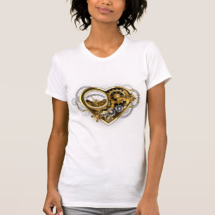 Steampunk Heart met een manometer T-shirt