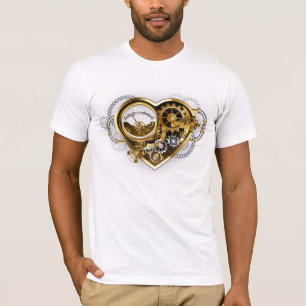 Steampunk Heart met een manometer T-shirt