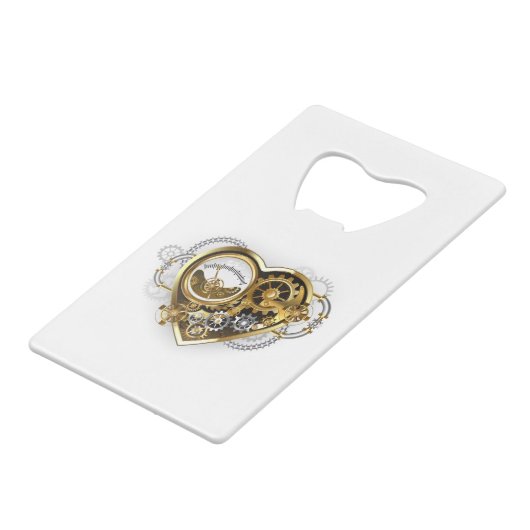 Steampunk Heart with a Manometer (Dos Angle)