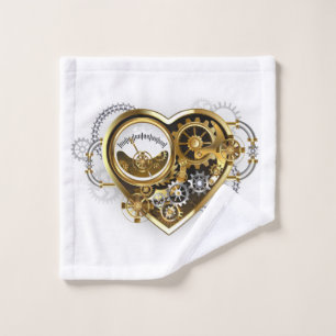 Steampunk Heart with a Manometer
