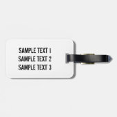 Steampunk Heart with a Manometer Bagagelabel (Achterkant horizontaal)