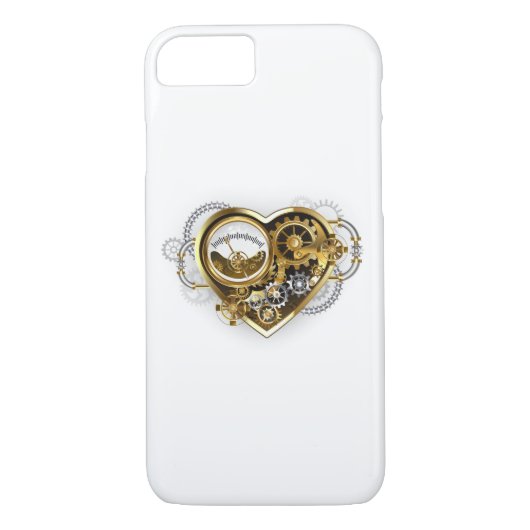 Steampunk Heart with a Manometer Case-Mate iPhone Case (Achterkant)