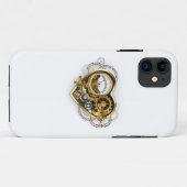 Steampunk Heart with a Manometer Case-Mate iPhone Case (Achterkant (horizontaal))