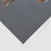 Steampunk Helder Gekleurde Alligator Decoupage Tissuepapier (Detail)